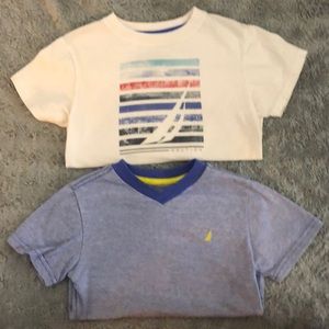 Nautica T Shirts 5/6 Medium 5 - 6 EUC